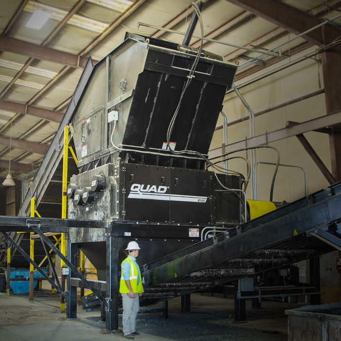 PrimärSchredder Quad® Q145 SSI Shredding Systems, Inc