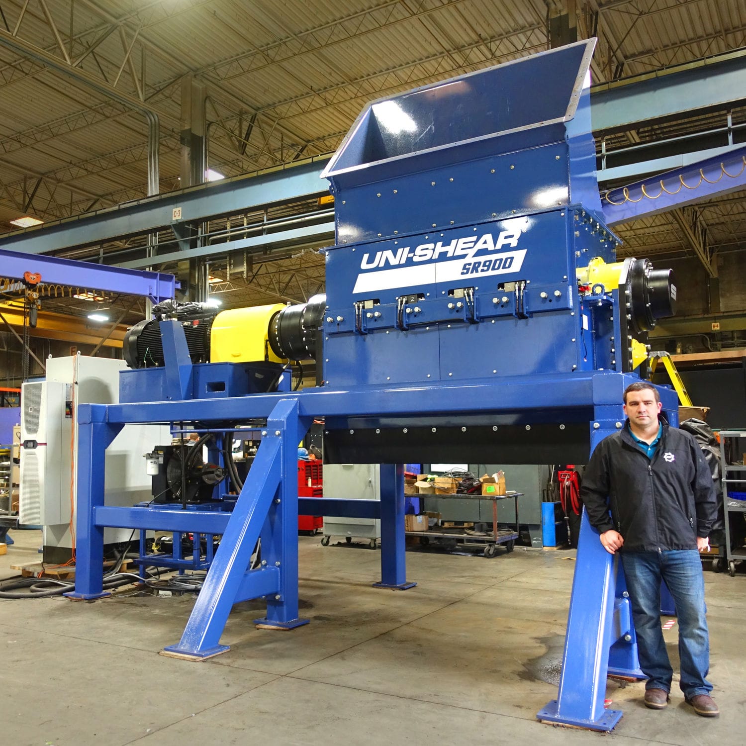 Einwellenschredder UniShear® SR900 series SSI Shredding Systems