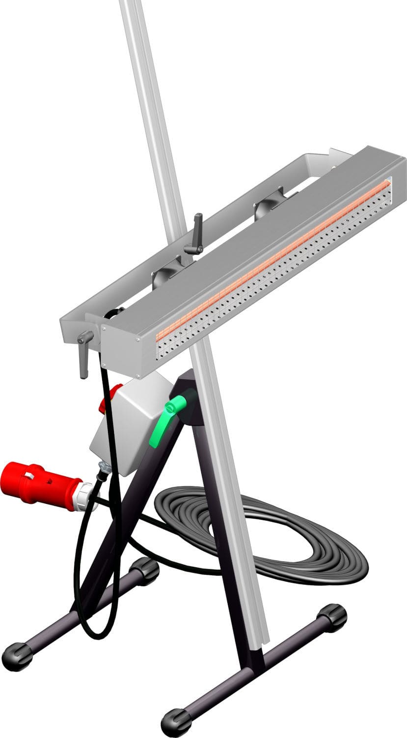 Elektrischer Infrarotstrahler KL2 series Optron zur Trocknung