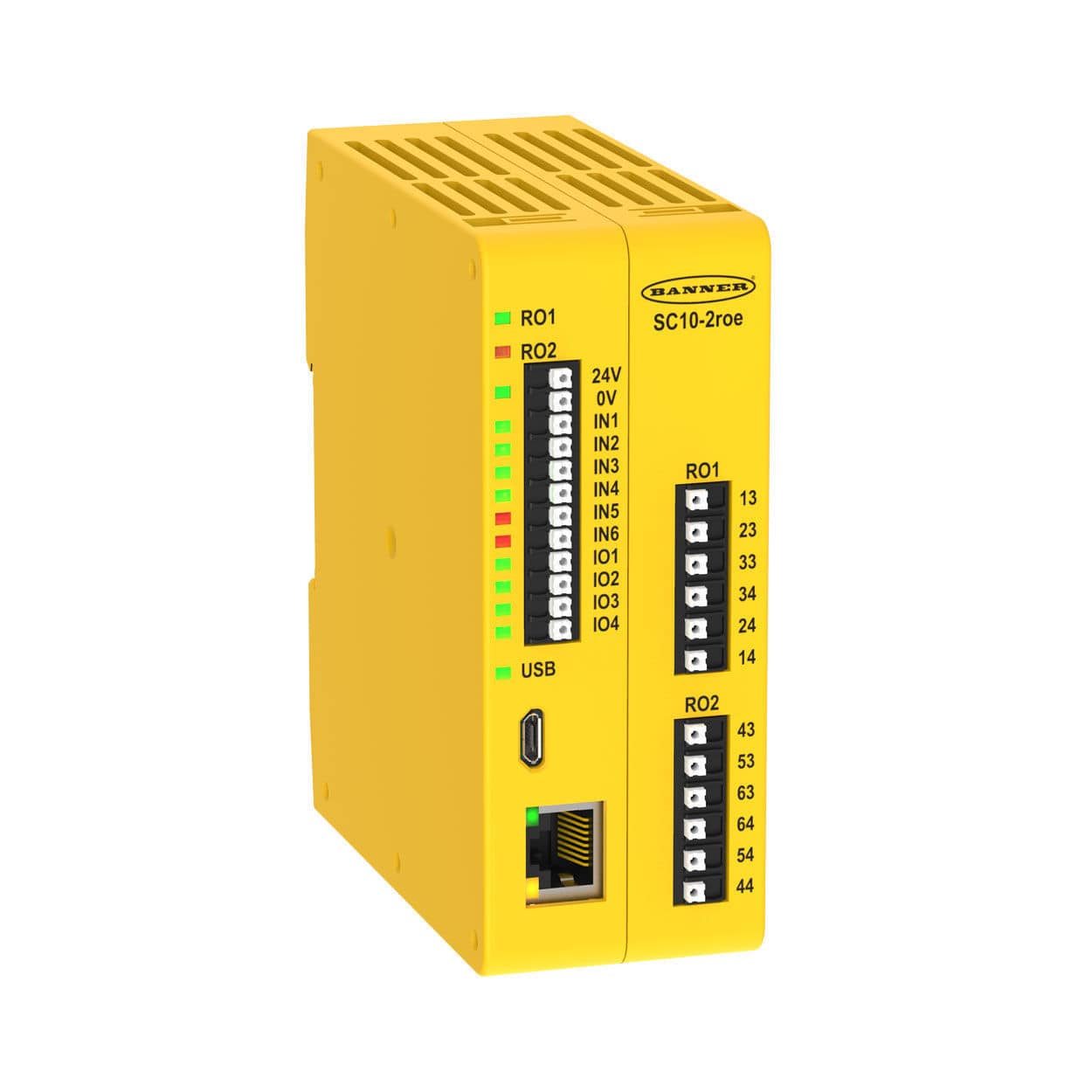 Sicherheitsrelais SC10 series BANNER ENGINEERING CORP. DC / für