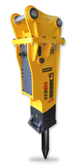 Hydraulikhammer - HEB-S series - HAMMERS Co., Ltd. - für ...