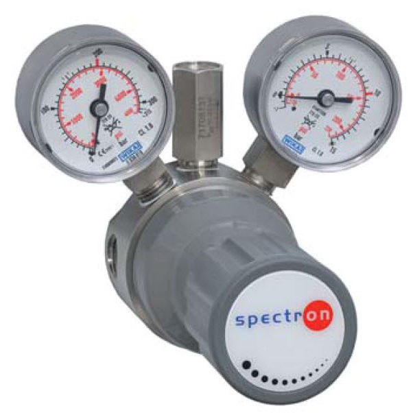 Gasdruckregler LE 61 Spectron Gas Control Systems GmbH Kolben / einstufig / Edelstahl
