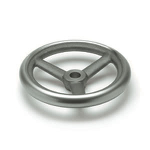 Edelstahl Handrad 3-Speichen - 30,5 Cm Für Maschinen & Industrie