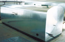 Bitumen-Lager-Becken / Metall / horizontal