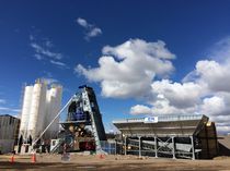 Mobile Betonmischanlage