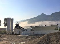 Mobile Betonmischanlage