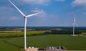 Stromerzeugungseinheit, hybrid / Windkraftanlage