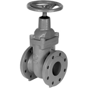 Segmentschütz / mit Handrad / für Wasser / Flansch