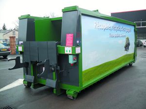 Müllpresse für Mischabfall