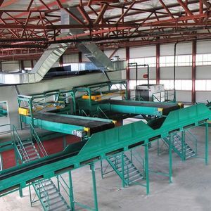 Sortierzentrum für Recyclingprodukte