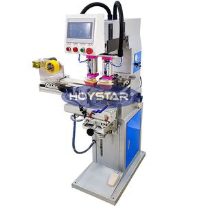 Tampondruckmaschine mit geschlossenem Farbgebersystem