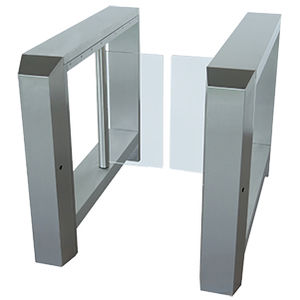 Fußgänger-Tor / einflügelig / automatisch / Glas
