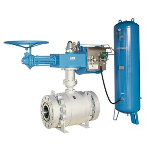 Kugelventil / mit Handrad / double block and bleed / für Wasser
