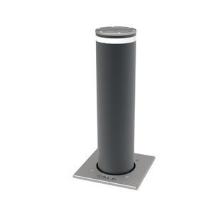 halbautomatischer versenkbarer Poller