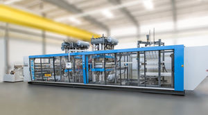 Rollen-Thermoformmaschine / für Verpackung / automatisch / Druckluft