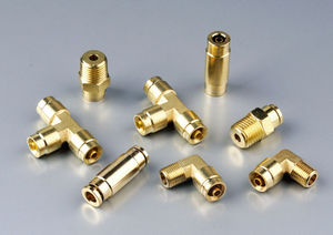 Push-in-Anschluss / Gewinde / T / pneumatisch