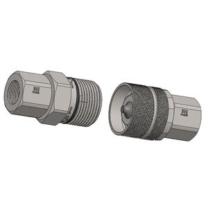 Schraubanschluss / Schnell / gerade / hydraulisch