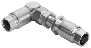 Schraubanschluss / Winkel / hydraulisch / Messing