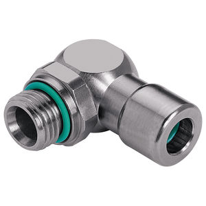 Schraubanschluss / Winkel / hydraulisch / Edelstahl