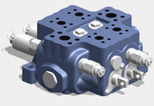 hydraulisch gesteuertes Ventil