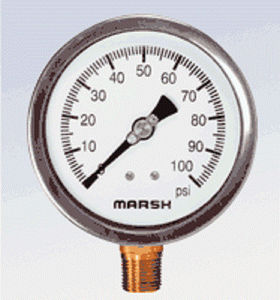 Manometer mit Zifferblatt-Anzeige 1