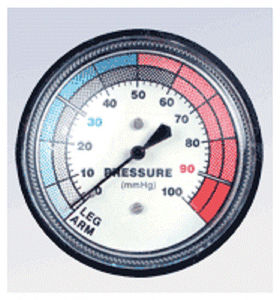 Manometer mit Zifferblatt-Anzeige