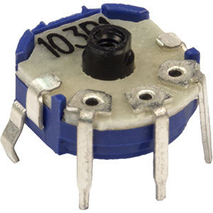 drehbarer Potentiometer