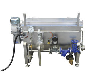 Edelstahlbecken / automatisiert / für Flüssigkeitsabfüllmaschine / horizontal