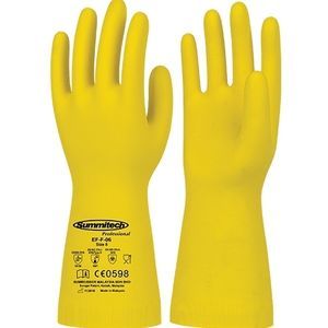 Handschuhe für Materialumschlag
