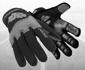 Handschuh für Materialumschlag