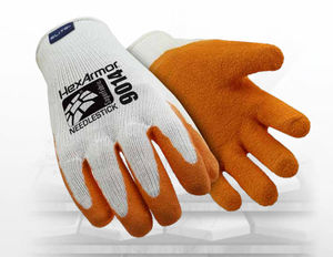 Handschuh für Materialumschlag