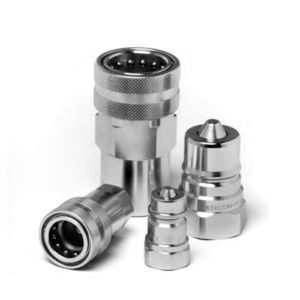 Schnellkupplung / gerade / hydraulisch / aus Kohlenstoffstahl