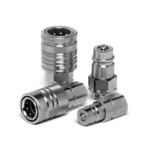 Schnellkupplung / gerade / hydraulisch / aus Kohlenstoffstahl