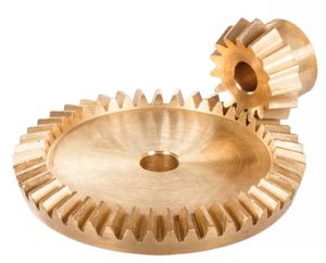 Kegel Getriebe / gerade verzahnt / Messing