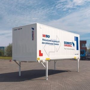 Baumaschinentransporter-Sattelauflieger
