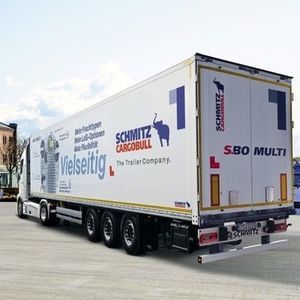 Baumaschinentransporter-Sattelauflieger