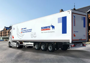 Baumaschinentransporter-Sattelauflieger