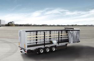 Baumaschinentransporter-Sattelauflieger 1