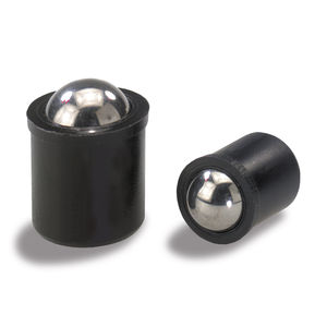 federnder Druckstift / Edelstahl / Kugel