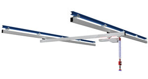 pneumatischer Manipulator / mit Flaschenzug / Positionierung / hängend