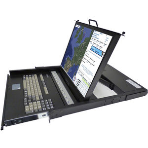 Tastatur auf Einschub / mit mechanischen Tasten / ohne Anzeigegerät / mit LCD-Bildschirm