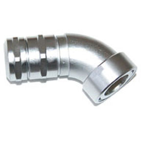 Schraubanschluss / Winkel / Aluminium / Nickel