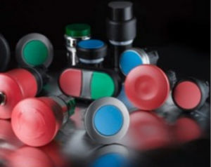 Pilzdrucktaster / Not-Halt / beleuchtet / LED