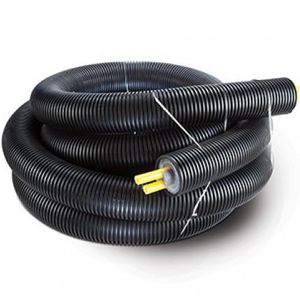 HDPE-Schlauch / aus Polyethylen PE / Well / Vorisolierter