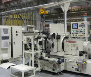 Schleifmaschine für Rotor