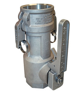 Schnellkupplung / gerade / hydraulisch / Edelstahl