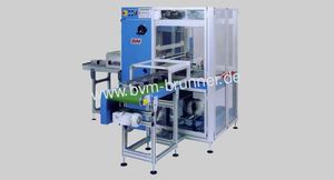 automatische Schrumpffolienverpackungsmaschine / für Flaschen / mit Schrumpftunnel
