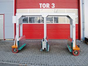 Transporter auf Rädern