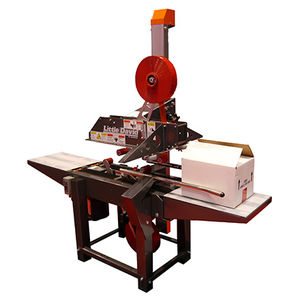 Kartonverschließer / 4 Klappen / mit Klebeband / halbautomatisch