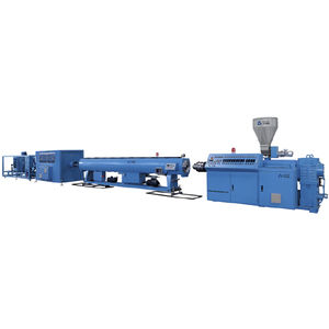 Rohrextrusionsanlage / für Thermoplaste / für PVC / mit Wasserkühlung